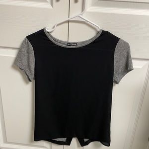 Express black and grey t shirt